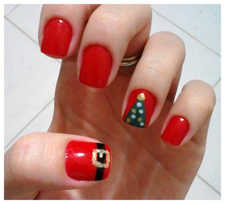 Unhas Decoradas Para Natal 2019 → Passo A Passo Fotos