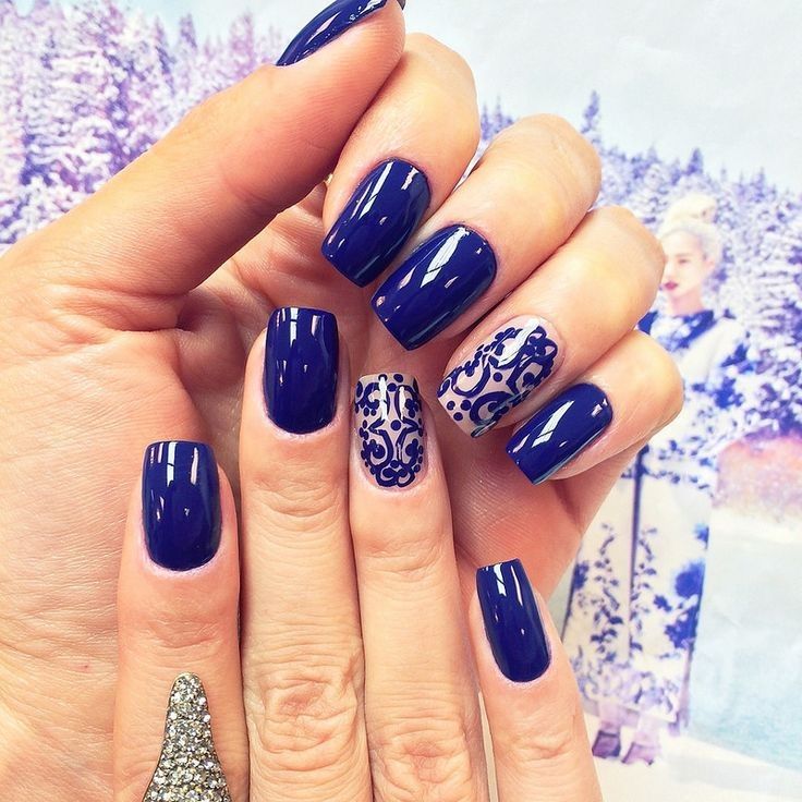 Unhas Decoradas Azul 2019