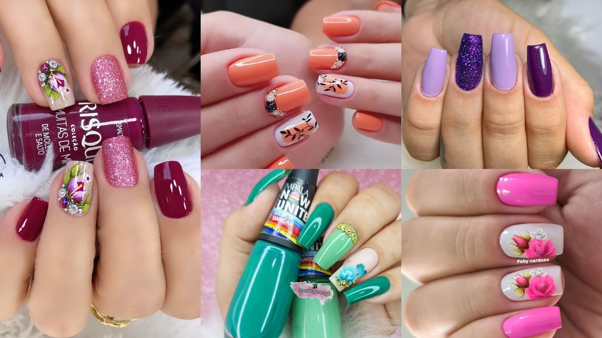 As Unhas mais Lindas que as Manicures fizeram pra te inspirar - UNHAS ...