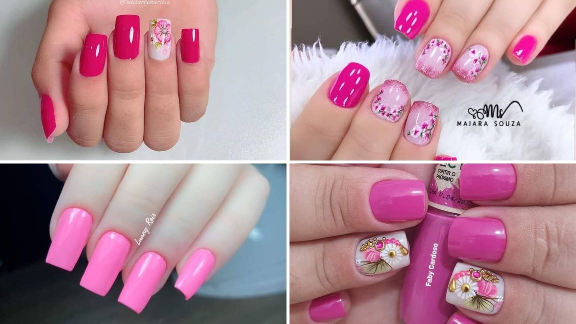20 Fotos de Unhas Rosa Encantadoras que vão te fazer se Apaixonar ...