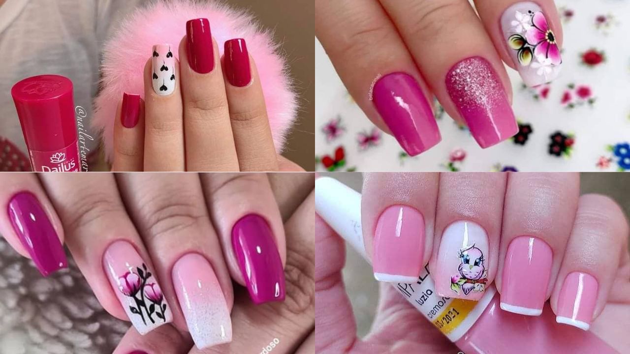 Unhas Rosas Delicadas E Decoradas Que Voc Vai Se Apaixonar Unhas