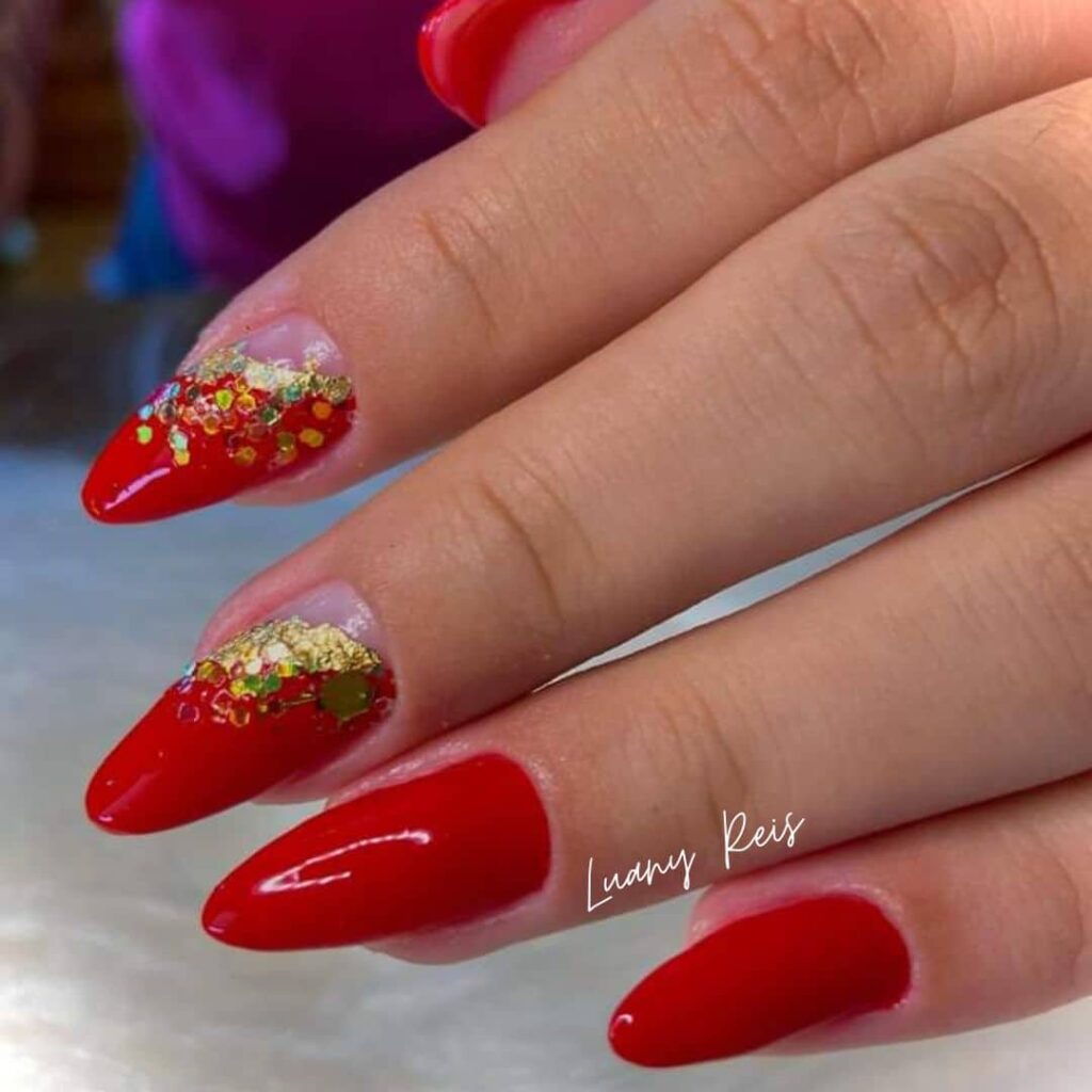 Unhas Vermelhas Lindas pra você copiar - UNHAS DECORADAS