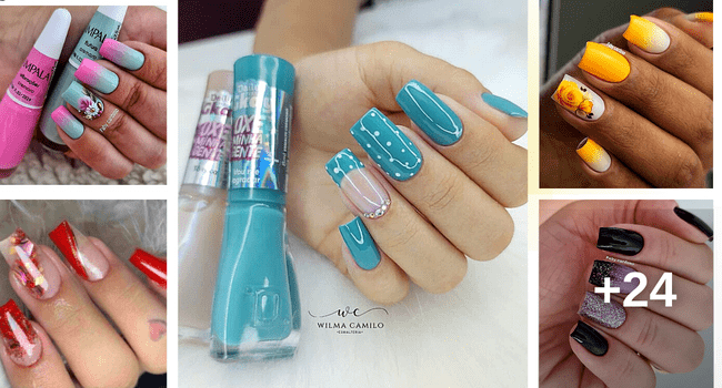 Unhas decoradas – 4 designs de decoração diferentes para experimentar ...