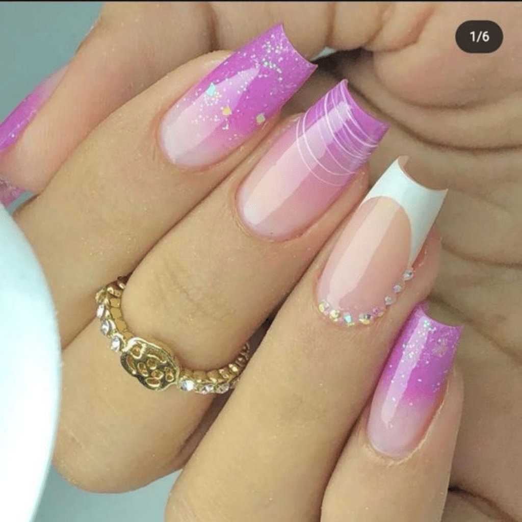 Unhas lindas decoradas em nuances de Roxo e Lilás - Dicas e galeria de ...